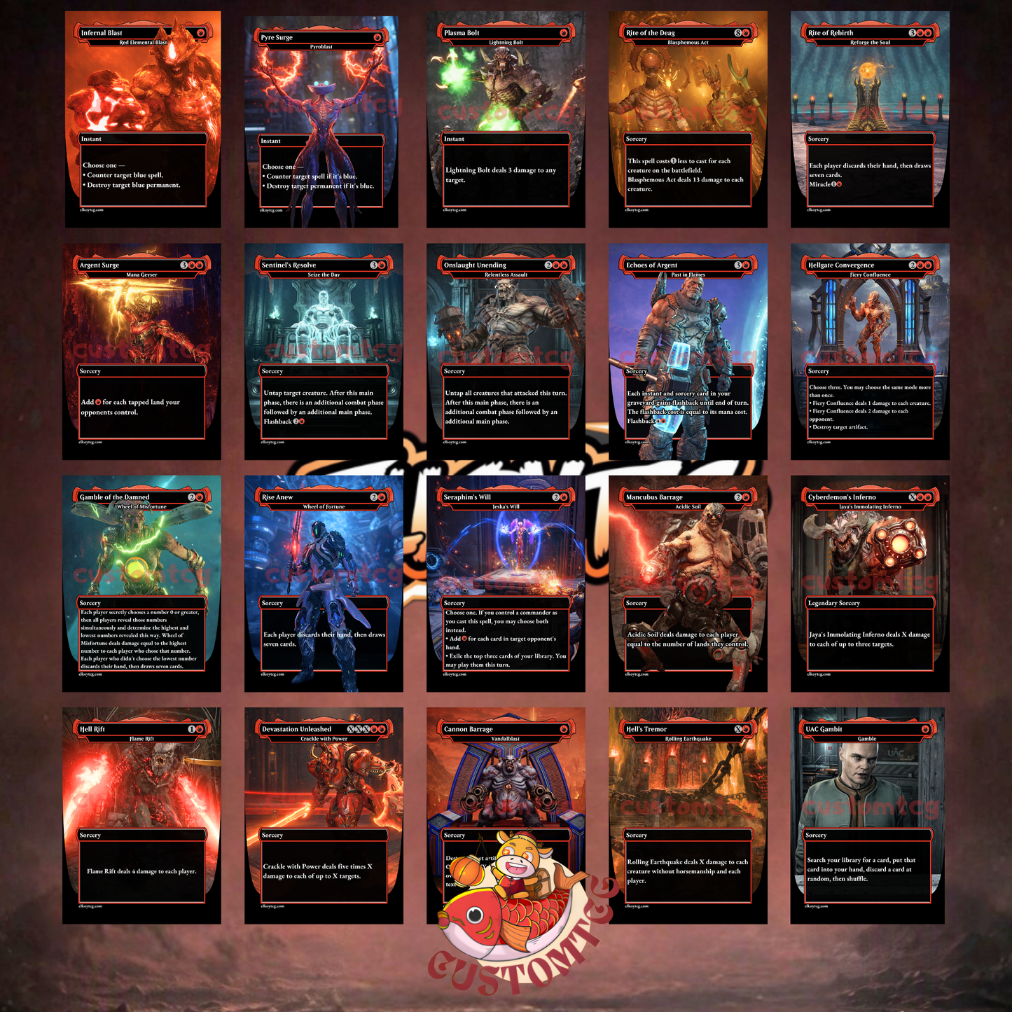 The Doom Slayer Custom Deck