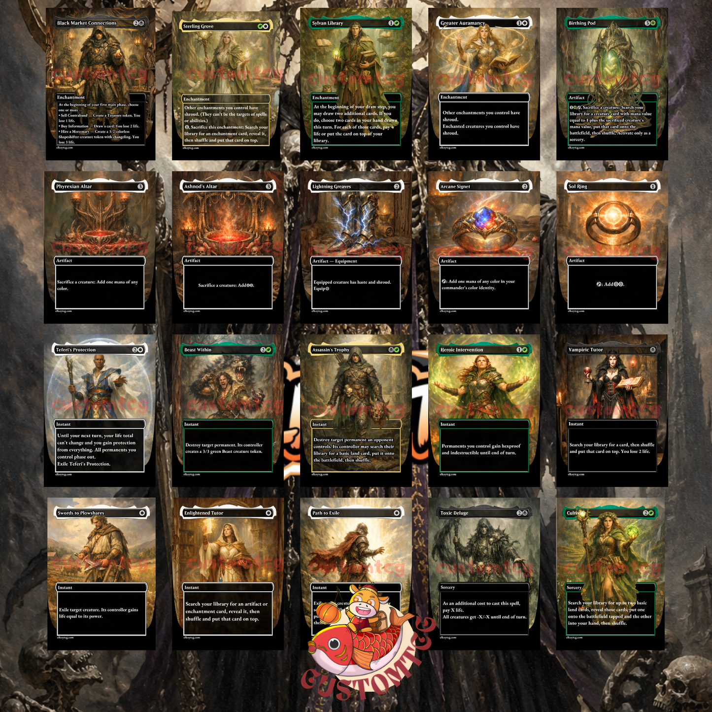 Myrkul, Lord of Bones V2 Custom Deck