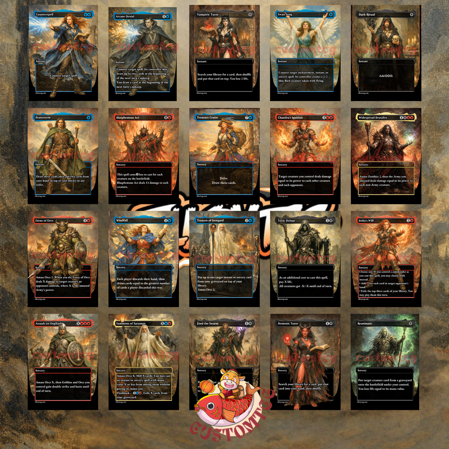 Saruman, the White Hand Custom Deck