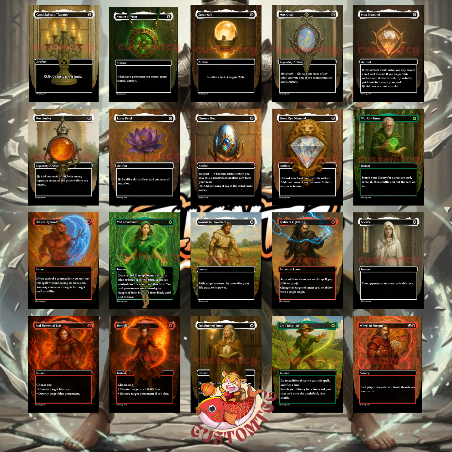Toph, the First Metalbender Custom Deck