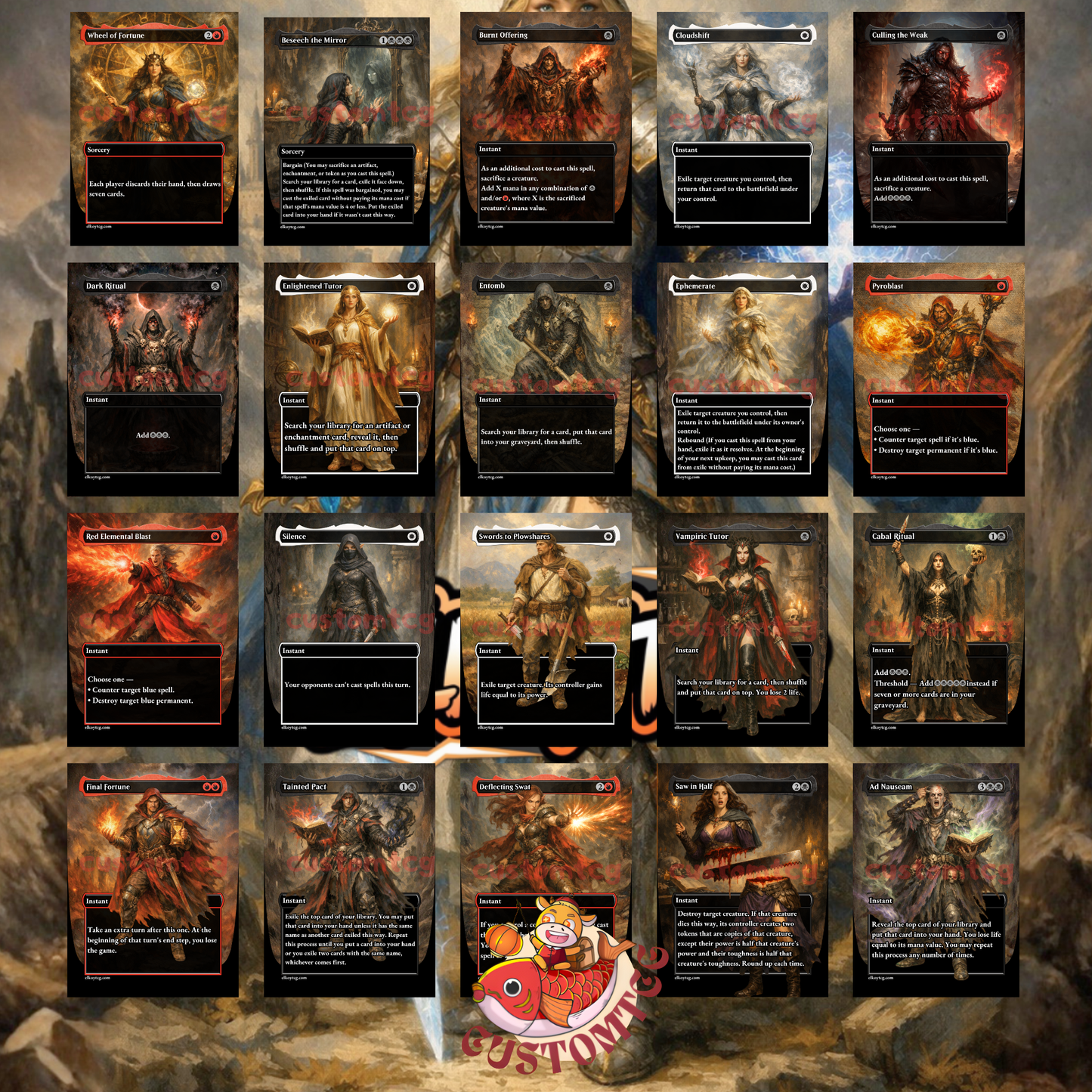Celes V2 — Custom Commander Deck (100 Cards + Tokens)