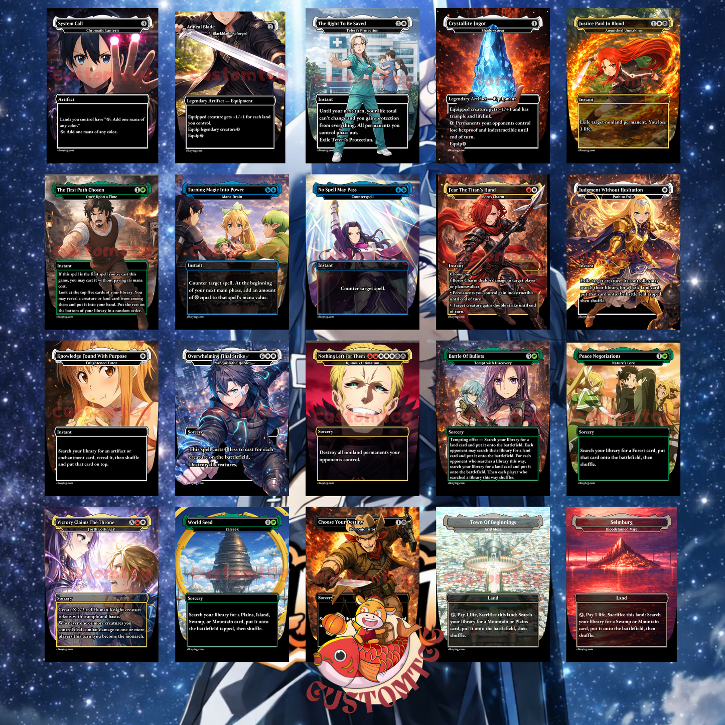 SAO Custom Deck