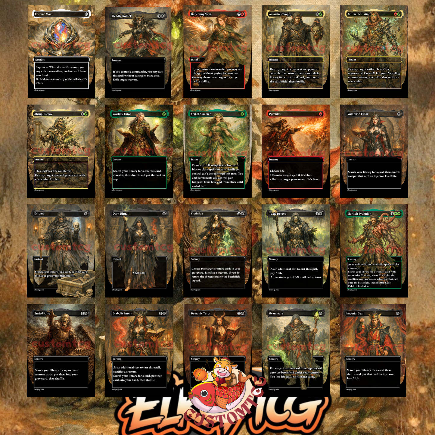 Slimefoot and Squee Custom Deck