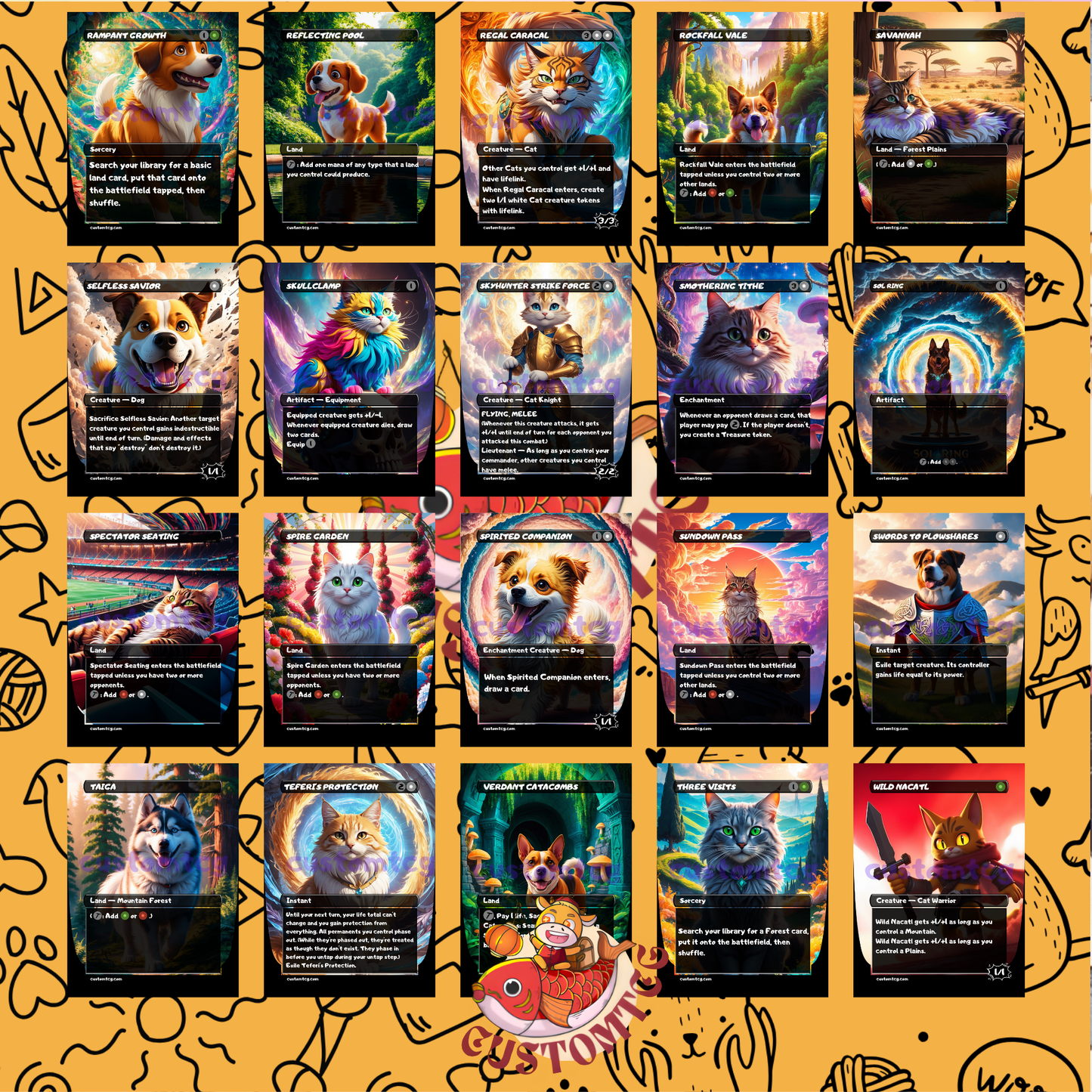 Rin and Seri - Dogs and Cats Deck