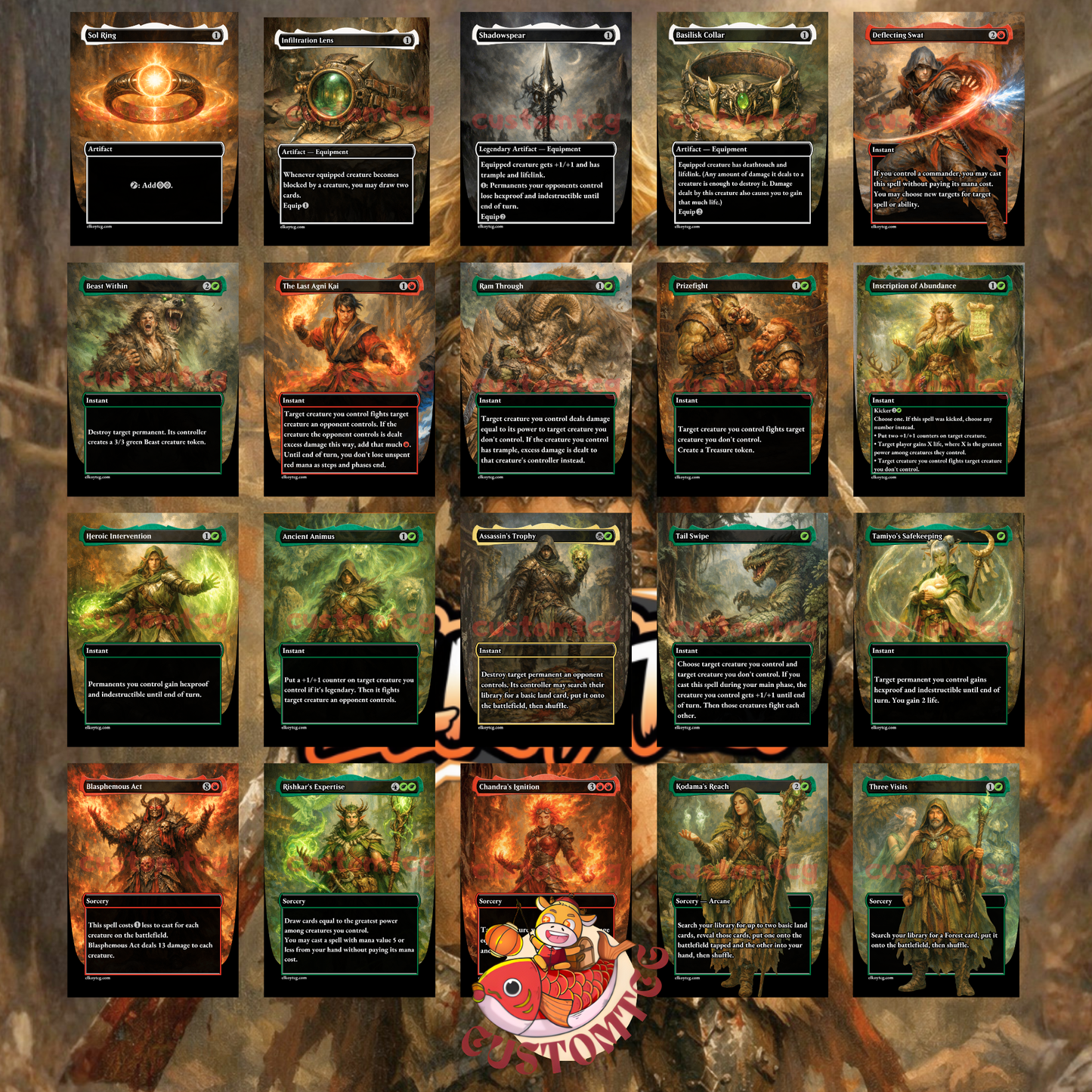 Maarika, Brutal Gladiator custom deck