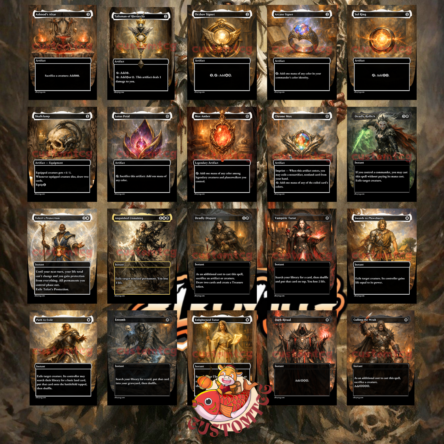 Elas il-Kor, Sadistic Pilgrim Custom Deck