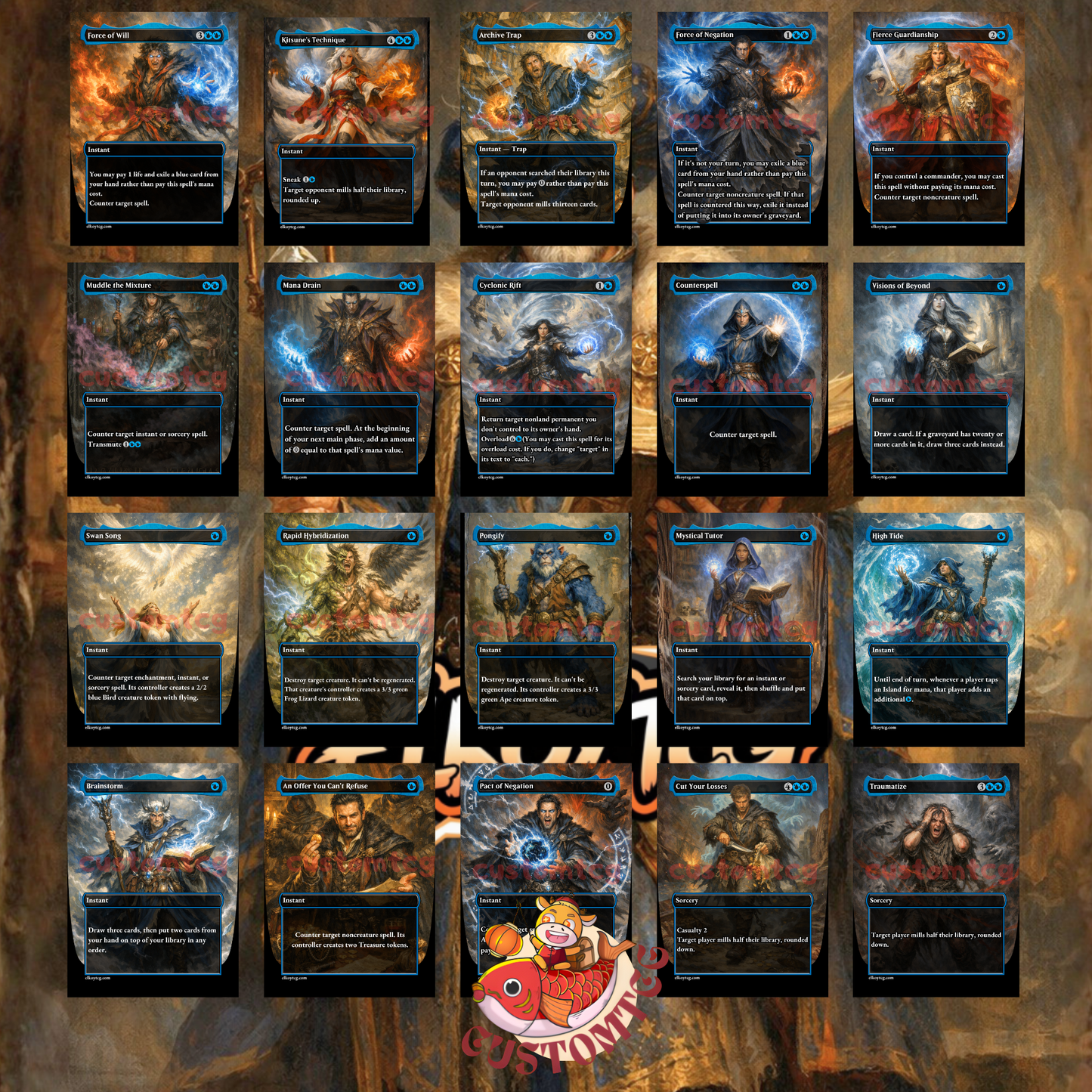 Bruvac the Grandiloquent custom commander deck