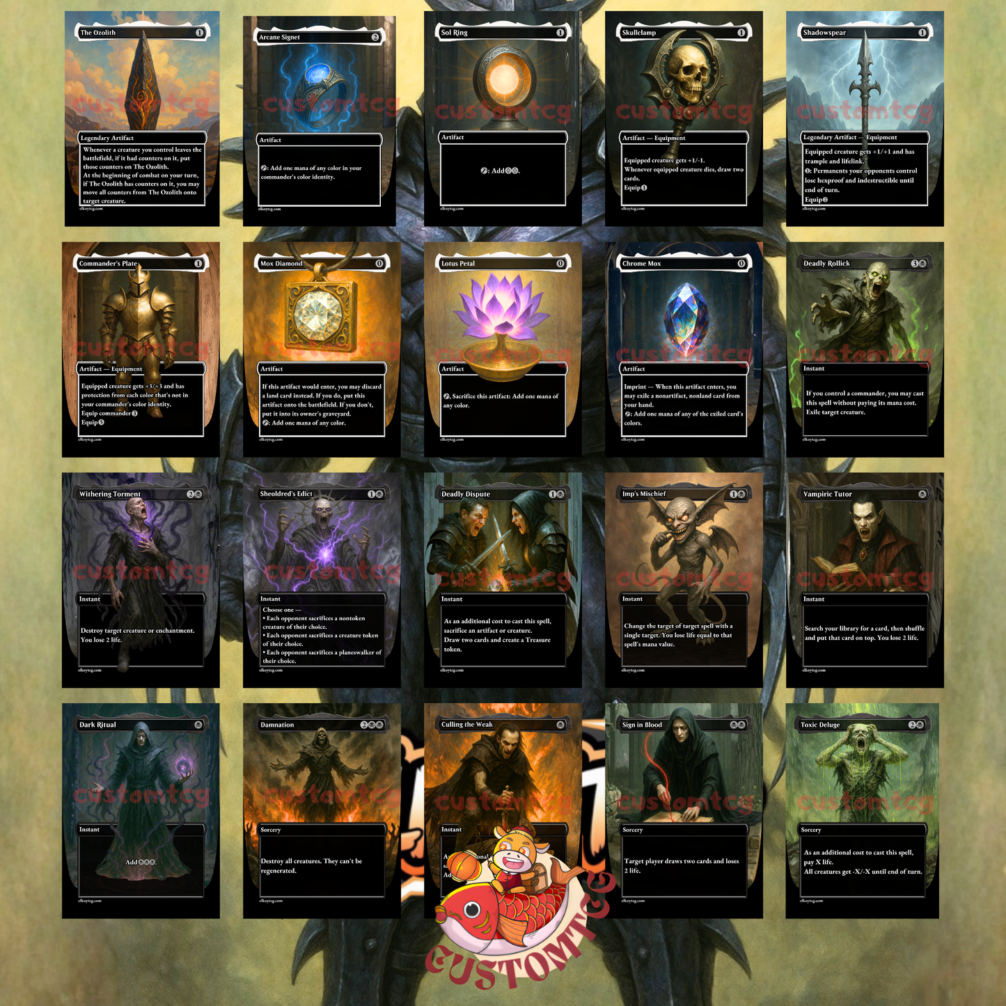 Super Shredder Commander Deck – Custom MTG Deck (100 Cards + Tokens) –  ElkoyTCG