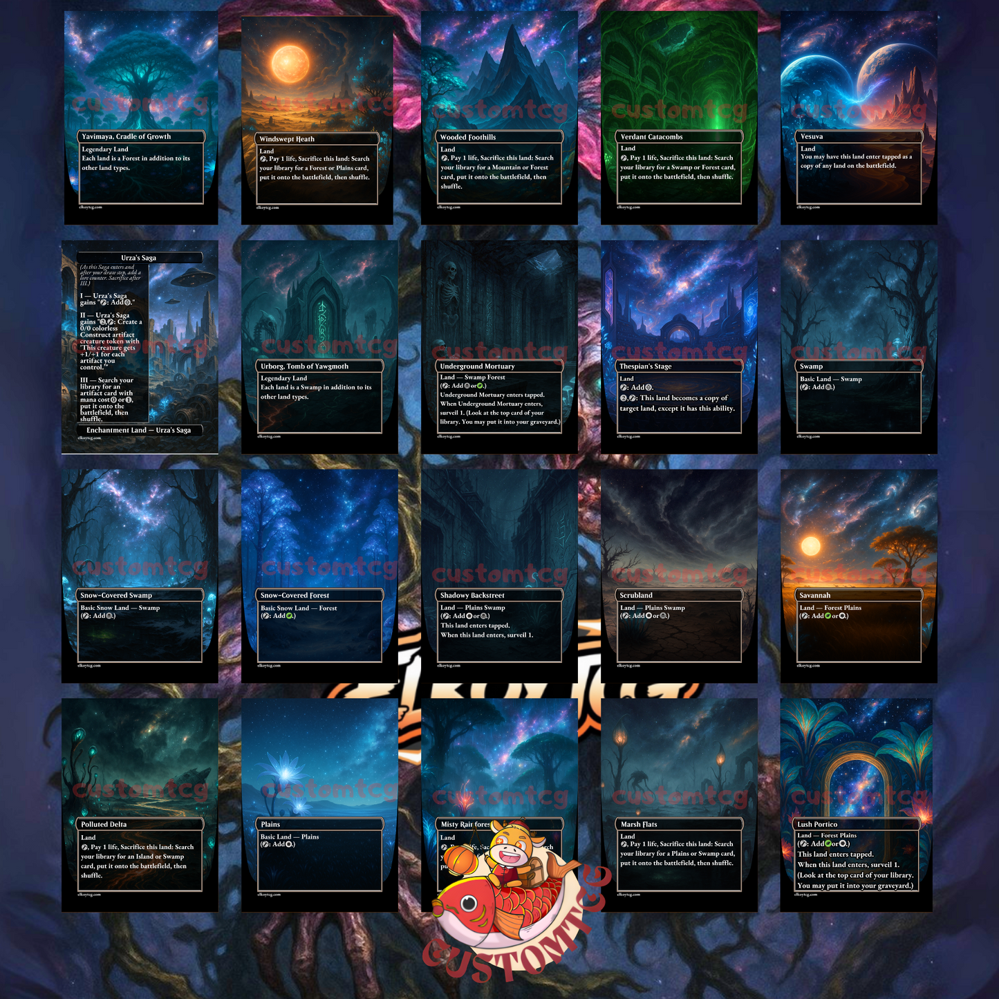 The Necrobloom V2 Custom Deck
