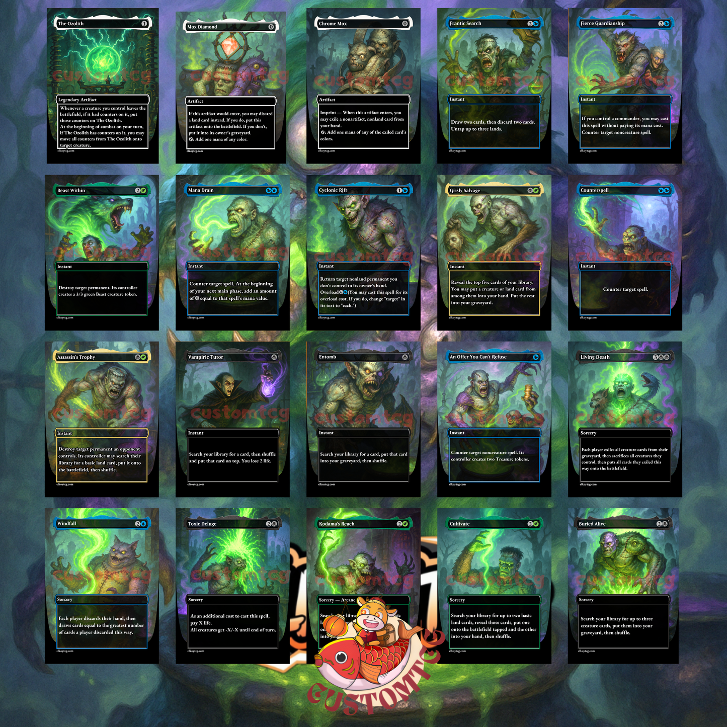 The Mimeoplasm – Custom Deck (100 Cards + Tokens)