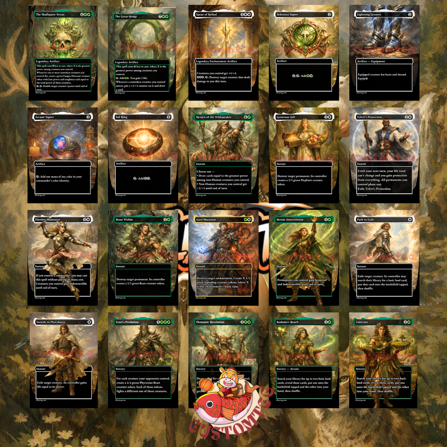 Jasmine Boreal of the Seven Custom Deck