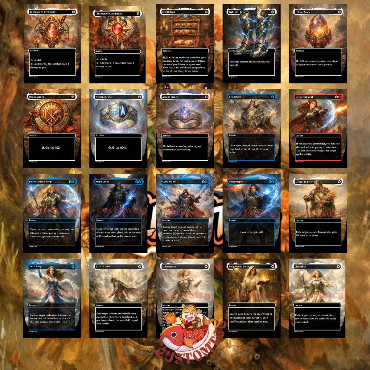 Arthur, Marigold Knight Jeskai Custom Deck