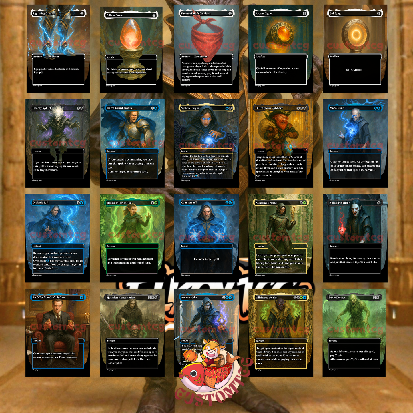 Gonti, Canny Acquisitor Custom Deck