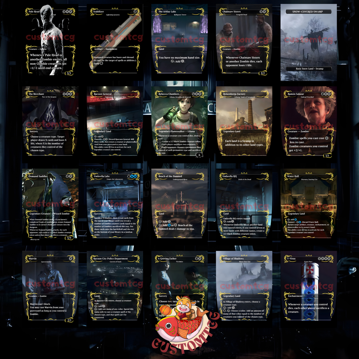 RESIDENT EVIL Custom Deck