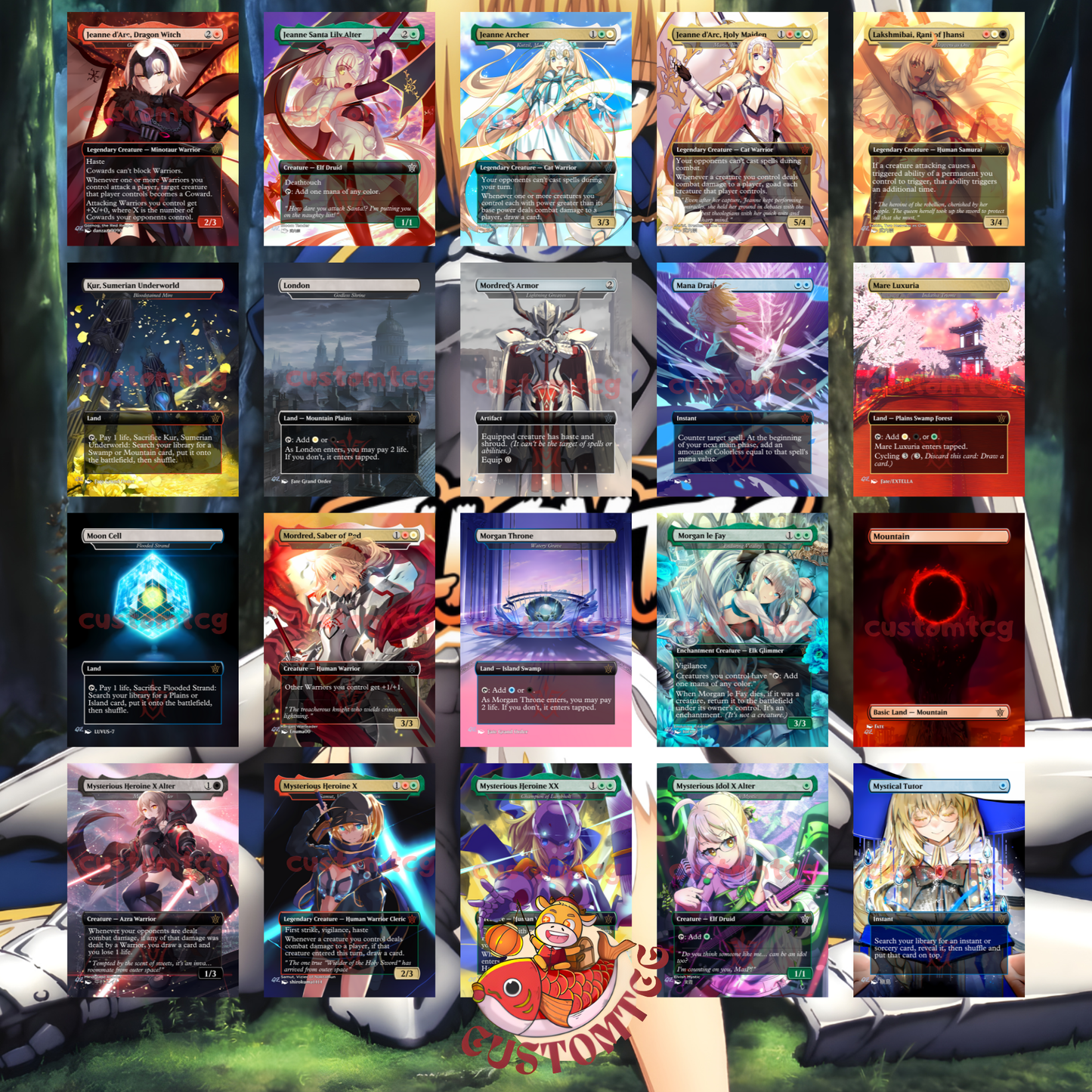 Saber Fate V3 Custom Deck