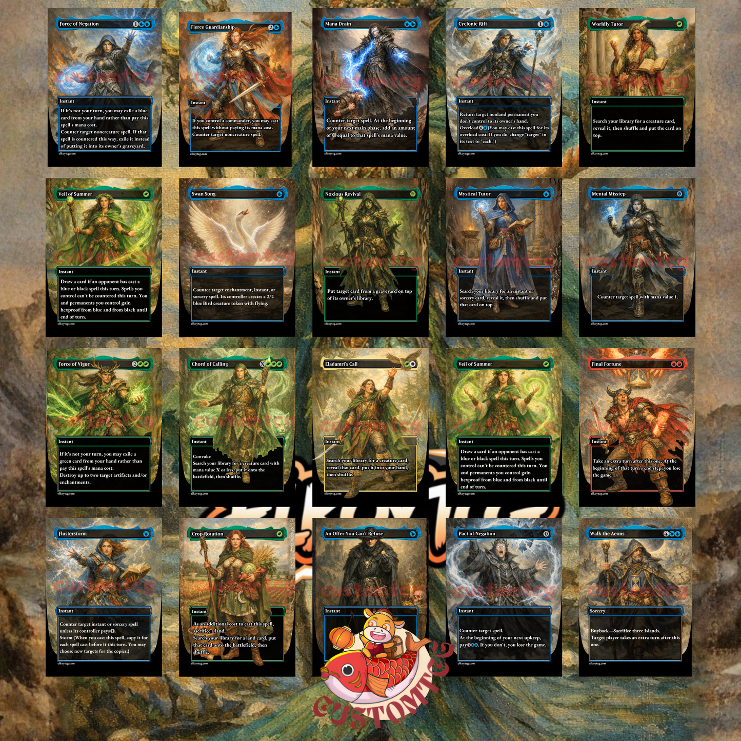 Tatyova, Benthic Druid Custom Deck