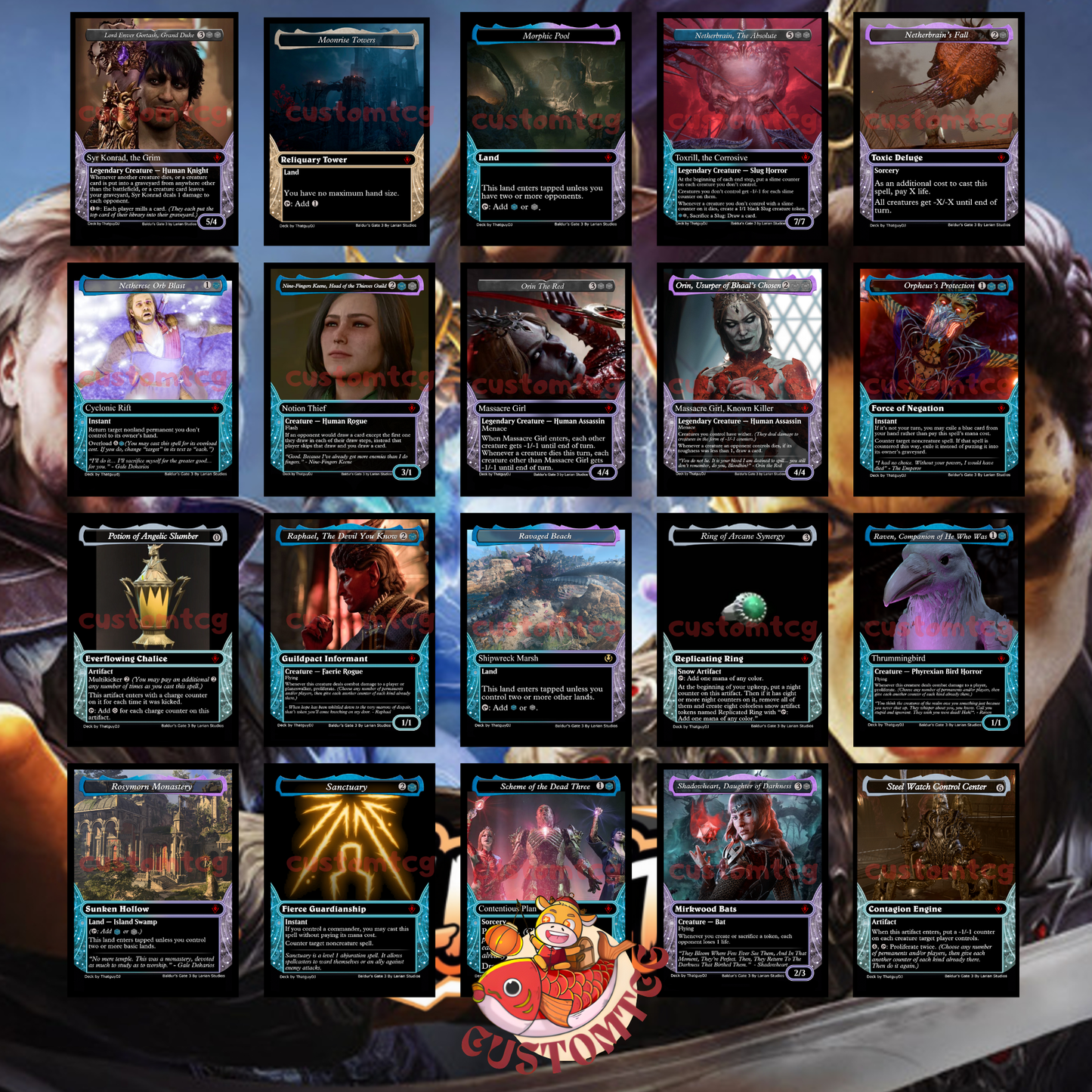 Baldur’s Gate Custom Deck