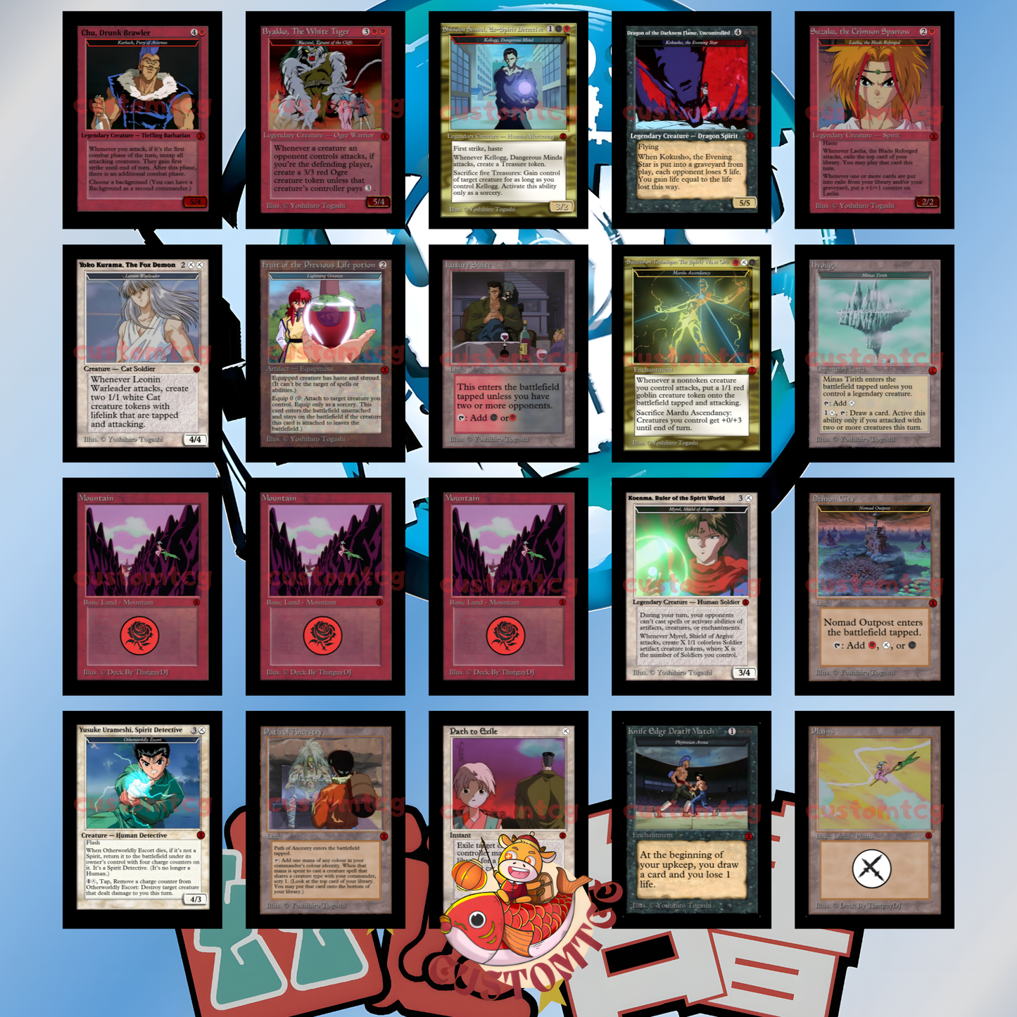 Yu Yu Hakusho Custom Deck