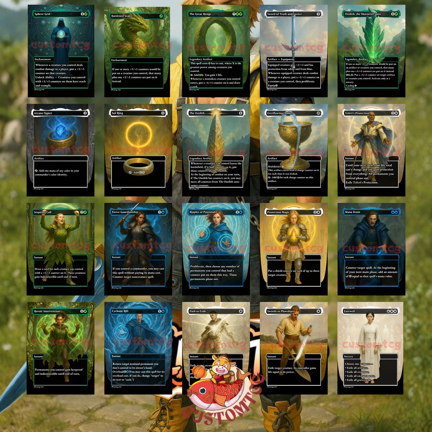 🌊 Tidus, Yuna’s Guardian — Custom Commander Deck