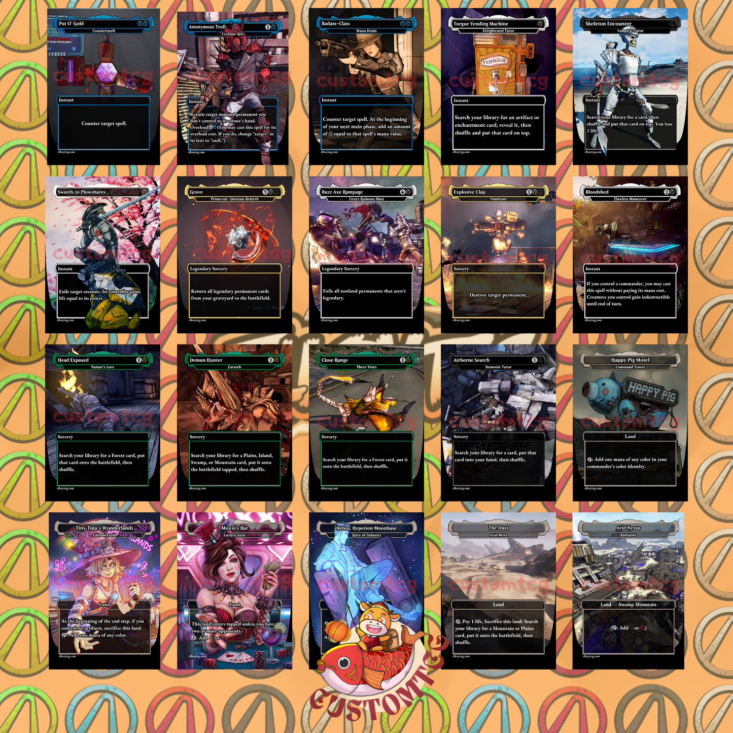 Borderlands Custom Deck