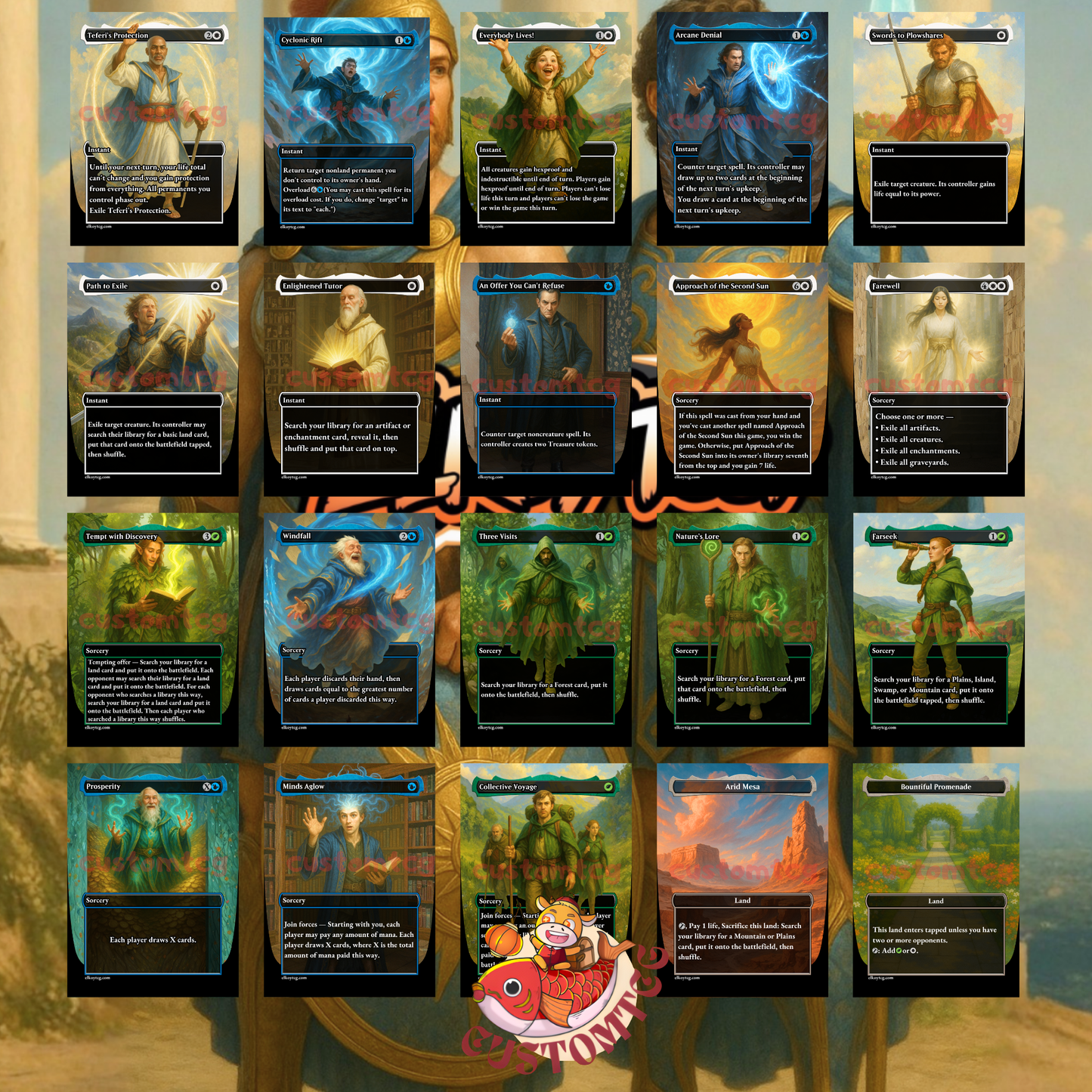 Kynaios and Tiro of Meletis Custom Deck