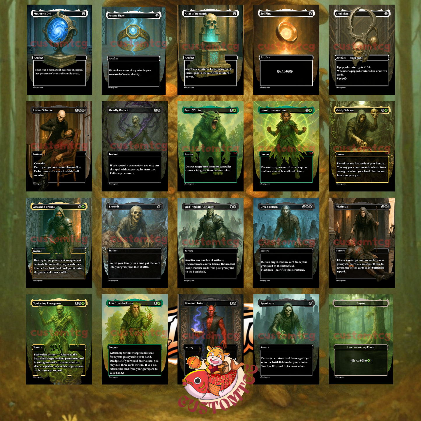 The Mycotyrant Custom Deck