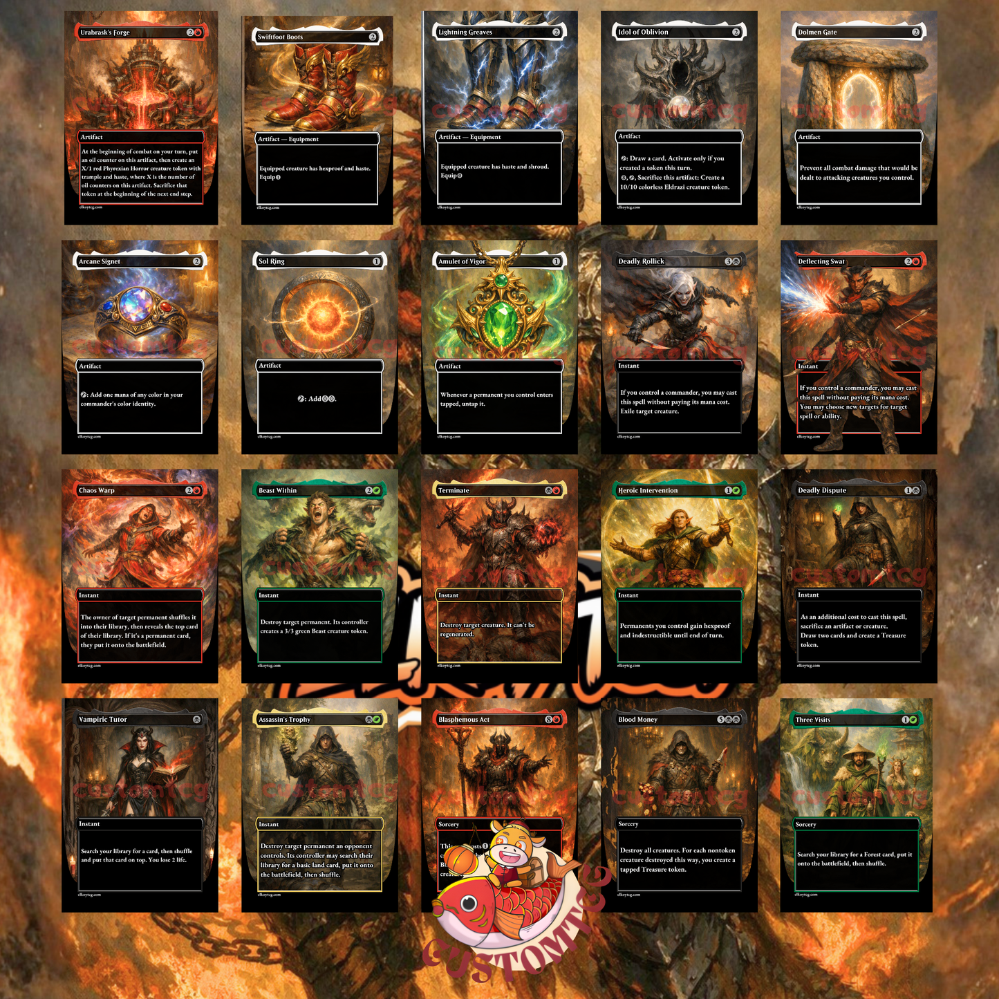 Ognis, the Dragon's Lash — Jund Treasure & Haste Aggro Custom Deck