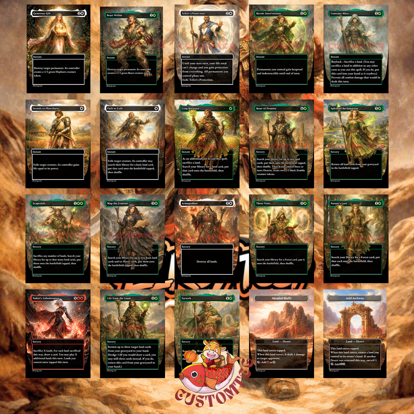 Hazezon, Shaper of Sand Custom Deck