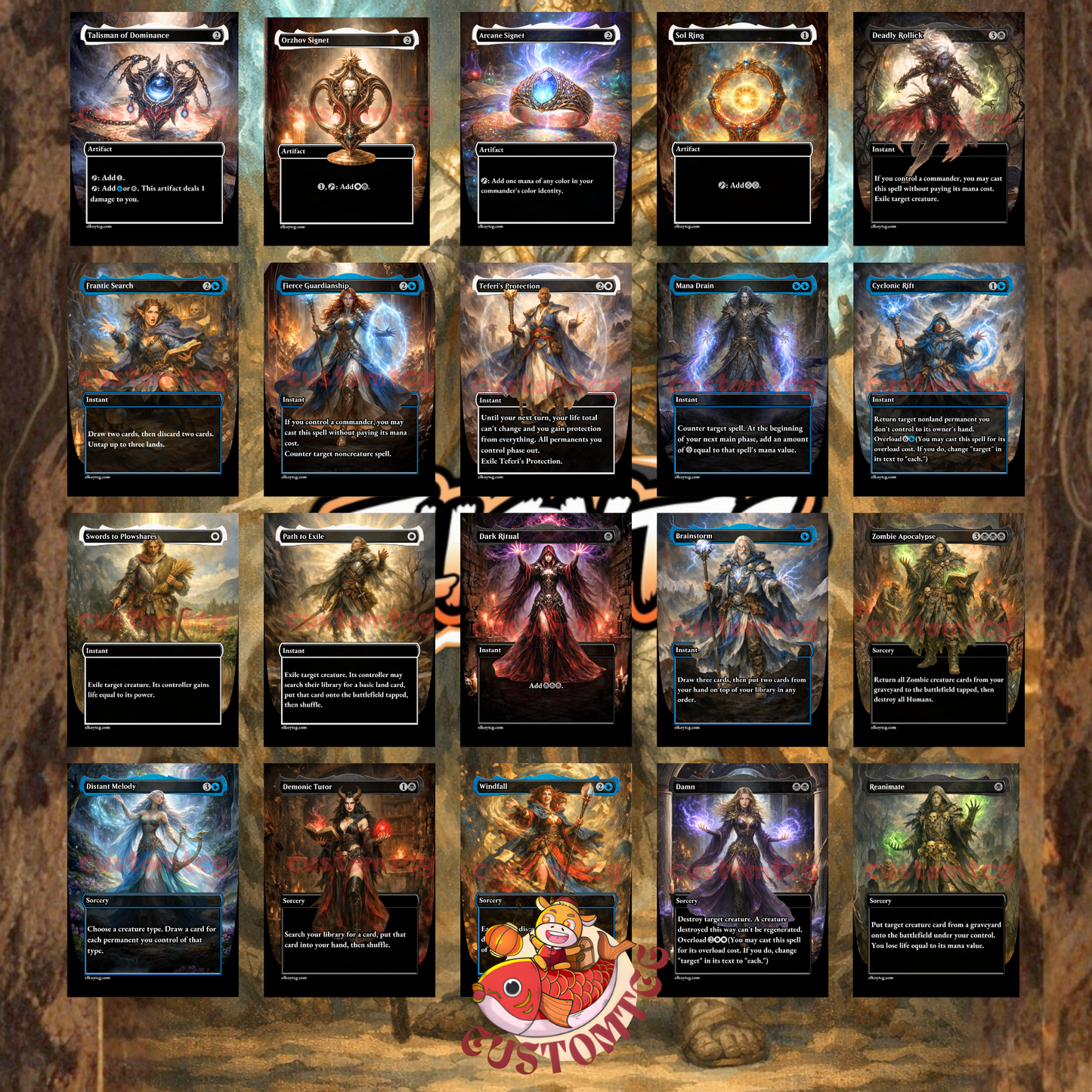 Temmet, Naktamun’s Will – Custom Deck (100 Cards + Bonus Tokens) 🔥