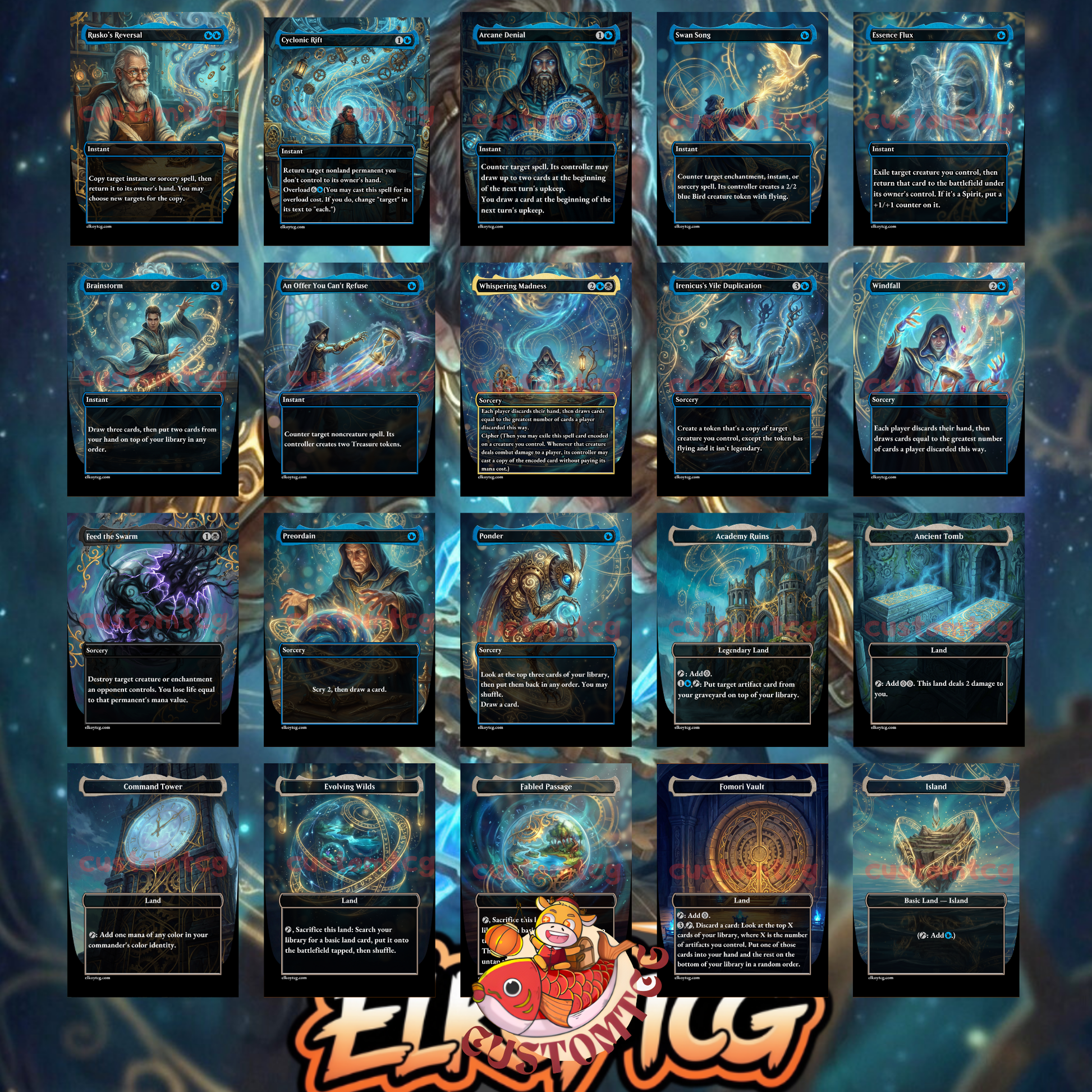 Rusko, Clockmaker Custom Deck – ElkoyTCG