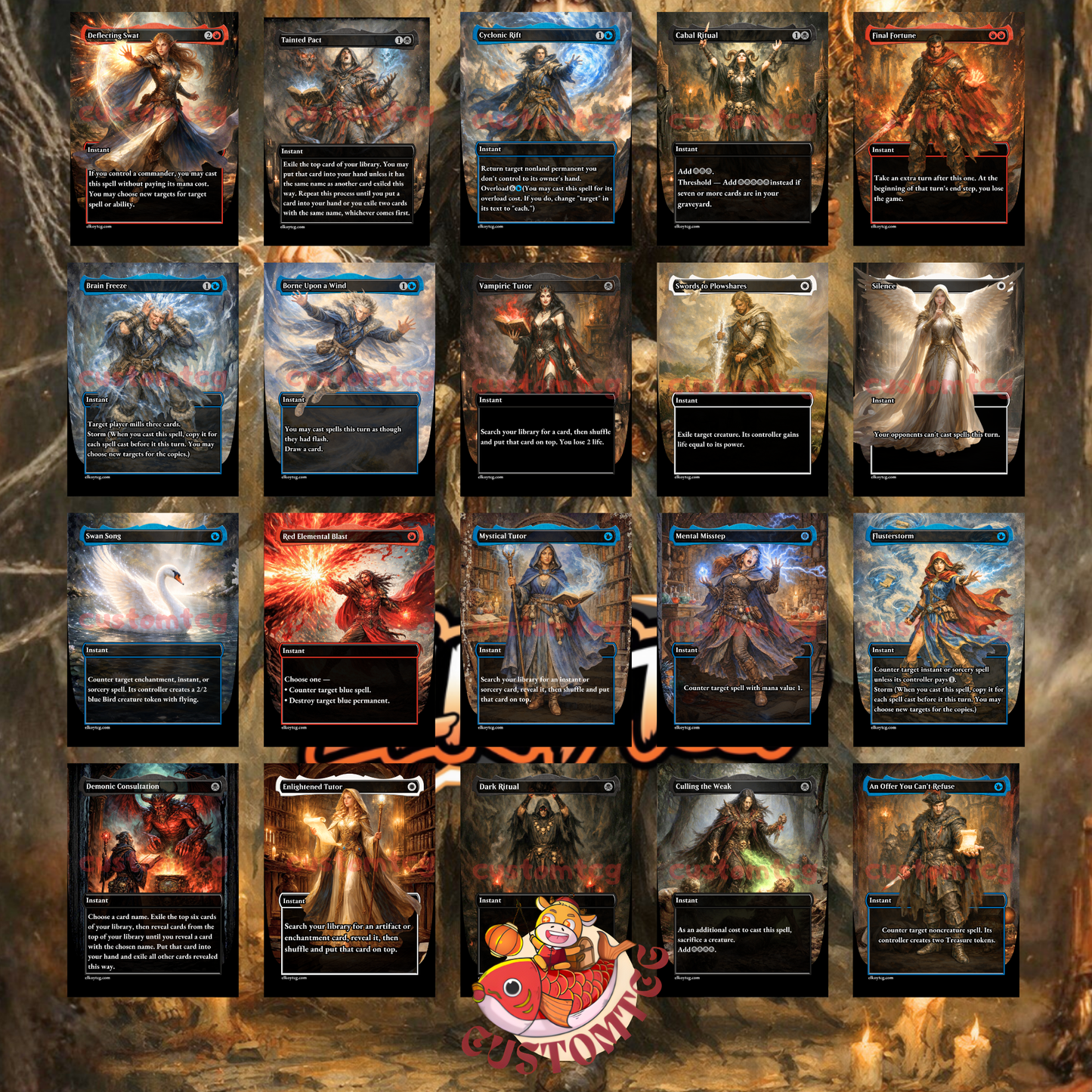 Tymna The Weaver + Kraum Custom deck