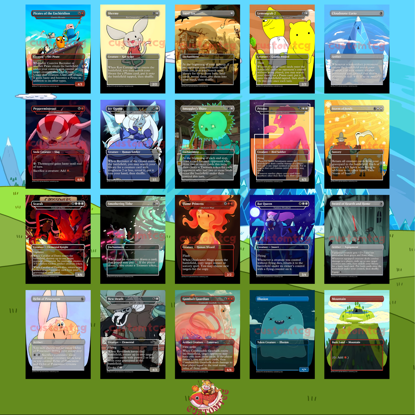 Adventure Time Custom Deck