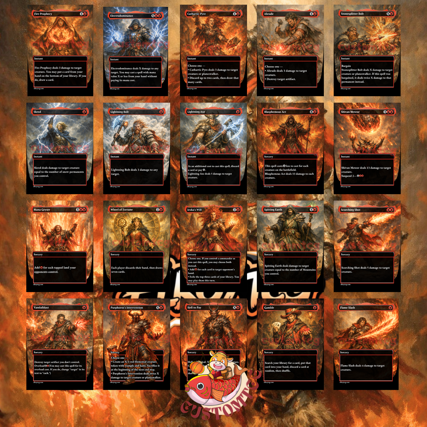 Imodane, the Pyrohammer custom deck