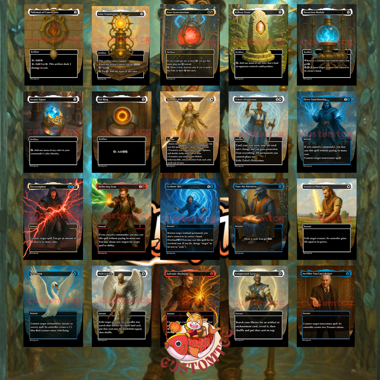 Satya, Aetherflux Genius – Custom Deck