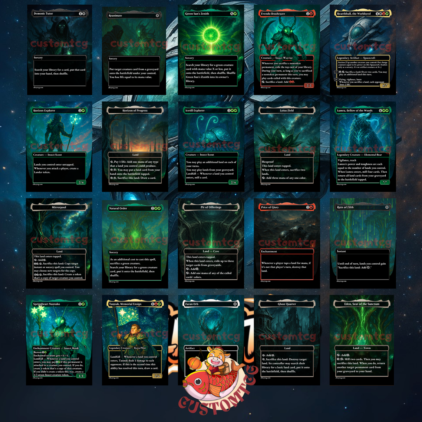 Hearthhull, the Worldseed – Custom Deck🌌