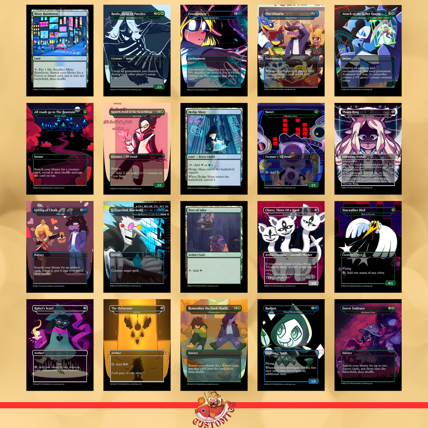 Deltarune Custom Deck