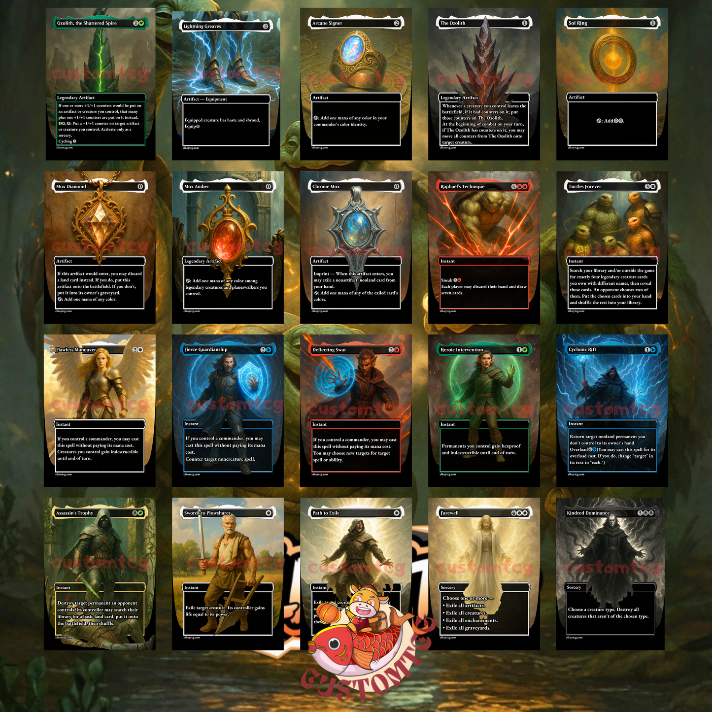 🛡️ Heroes in a Half Shell – Custom Commander Deck (100 Cards + Tokens)