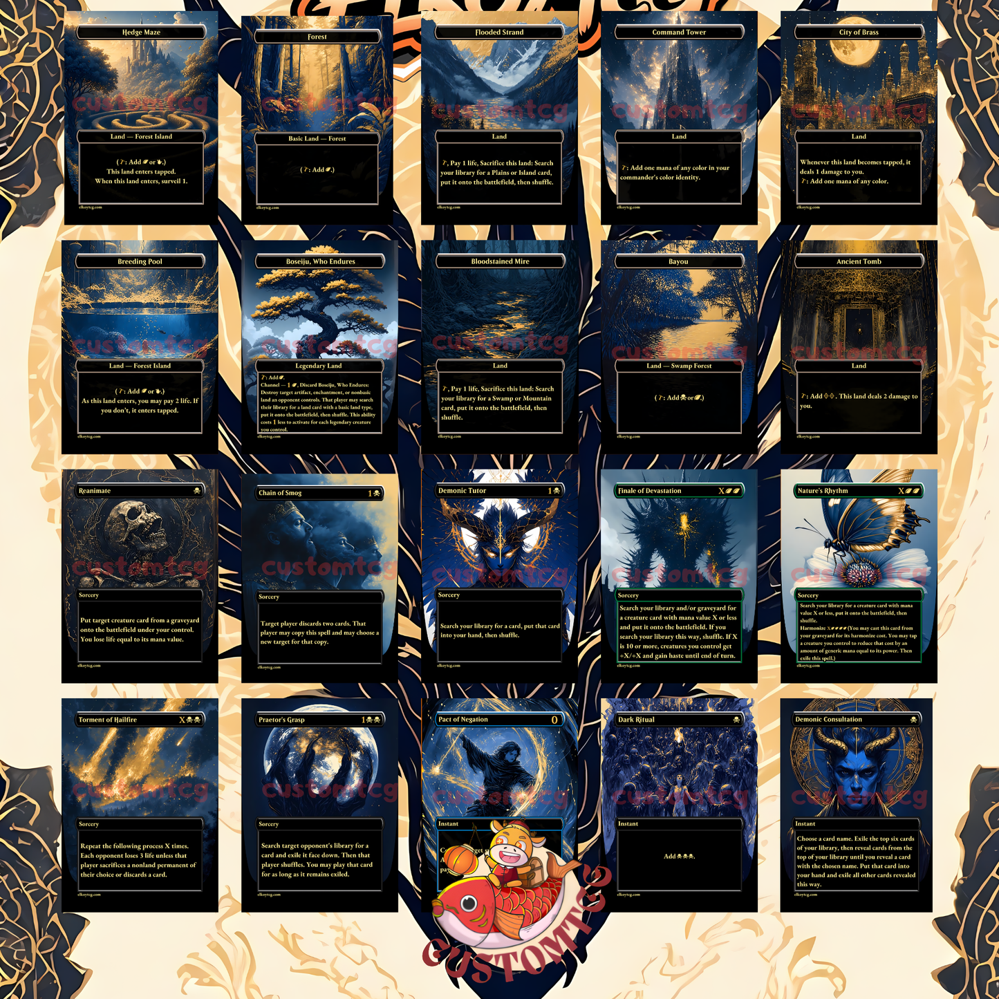 Teval, Arbiter of Virtue – Custom Deck