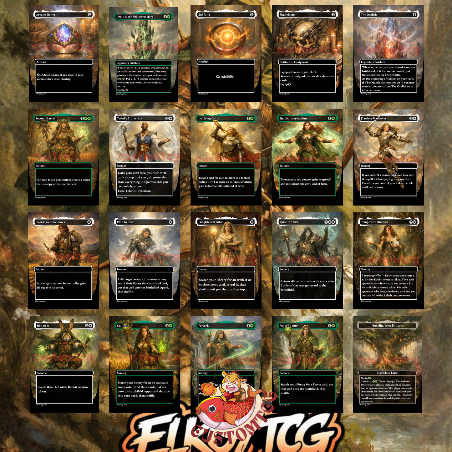 Finneas, Ace Archer Custom Deck