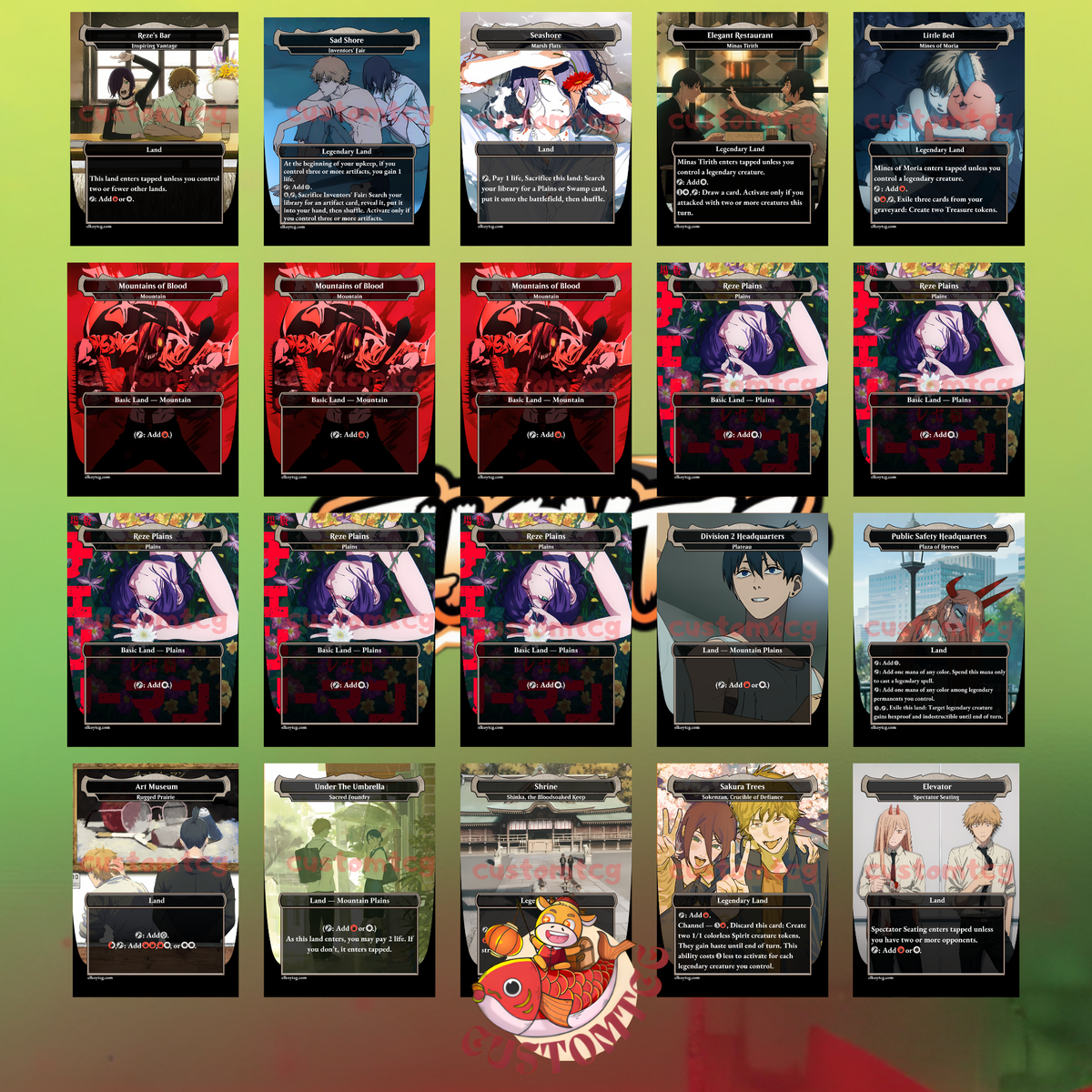 Chainsaw Man Custom Deck