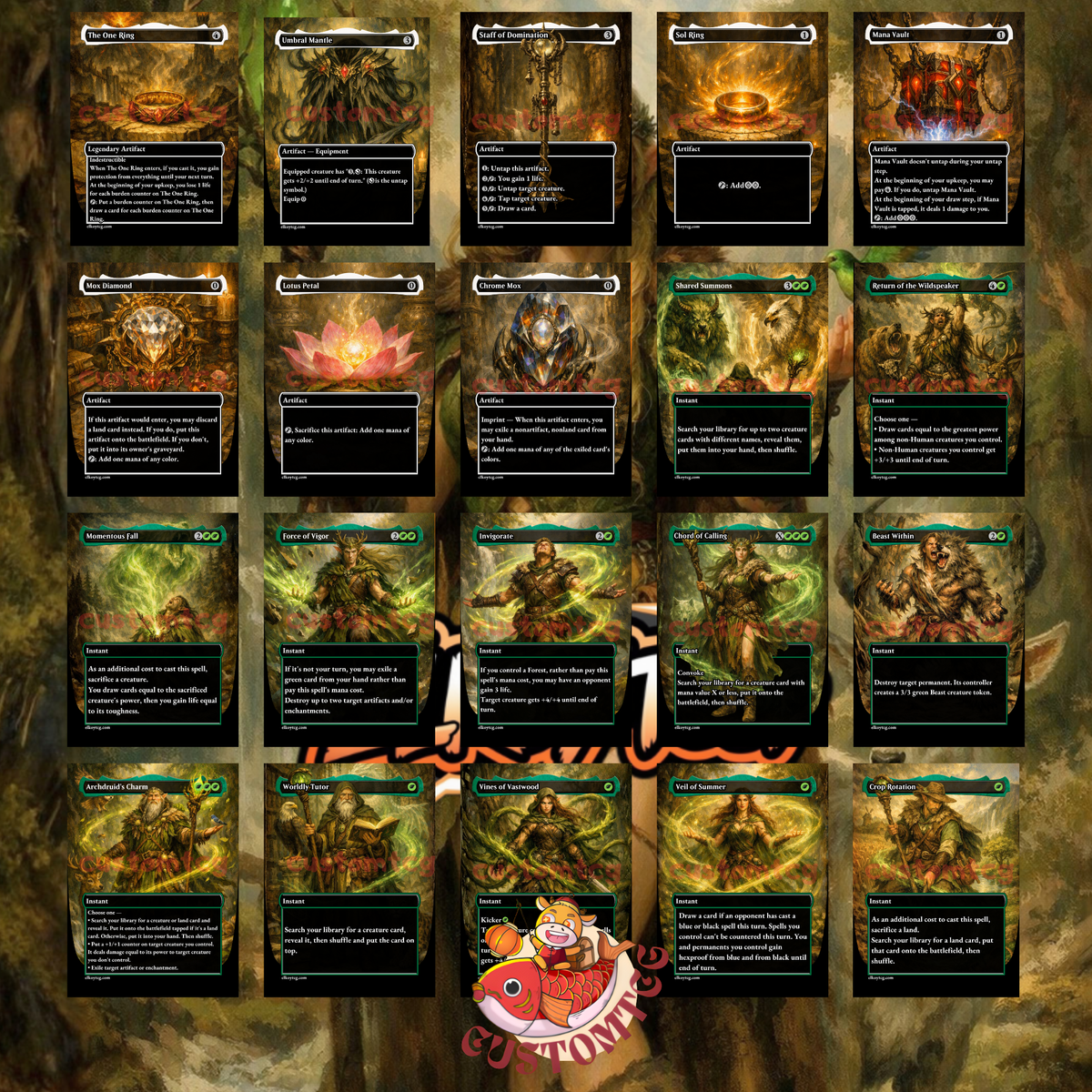 Selvala, Heart of the Wilds Custom Deck