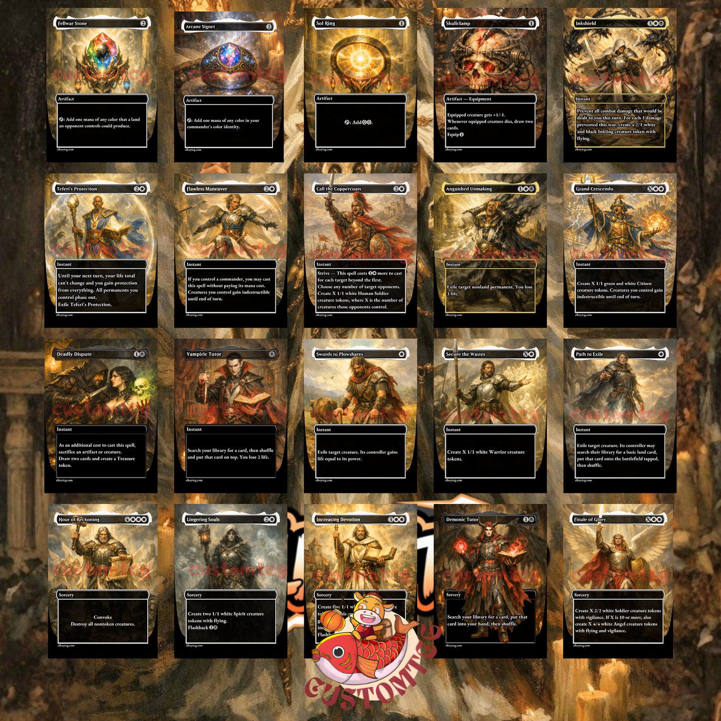 Thalisse, Reverent Medium Custom Deck