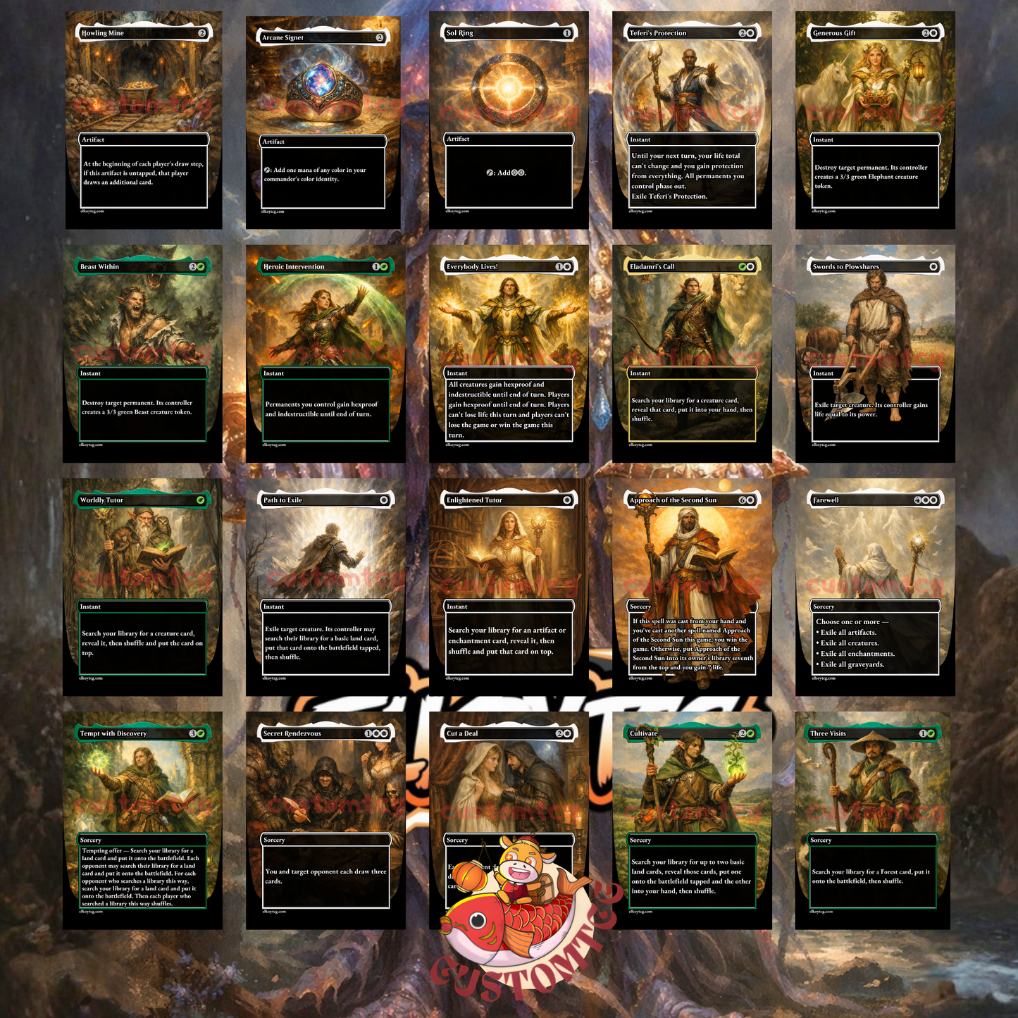 Gluntch, the Bestower Custom Deck
