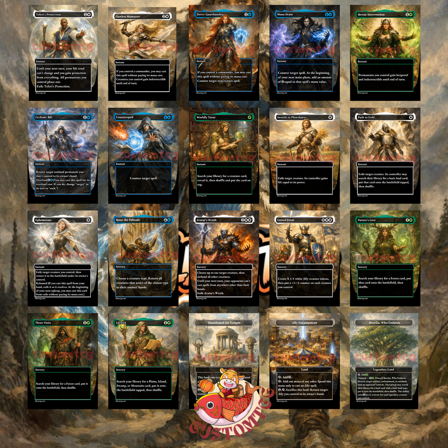 Katara, the Fearless Custom Deck