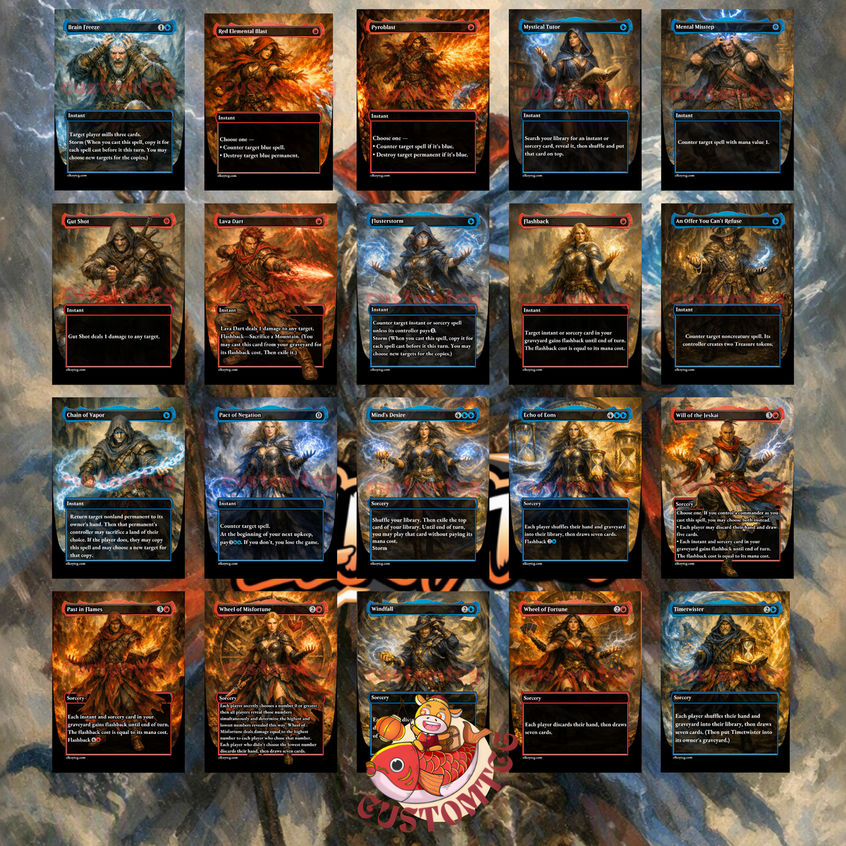 Ral, Monsoon Mage — Izzet Spellslinger Storm Custom Deck
