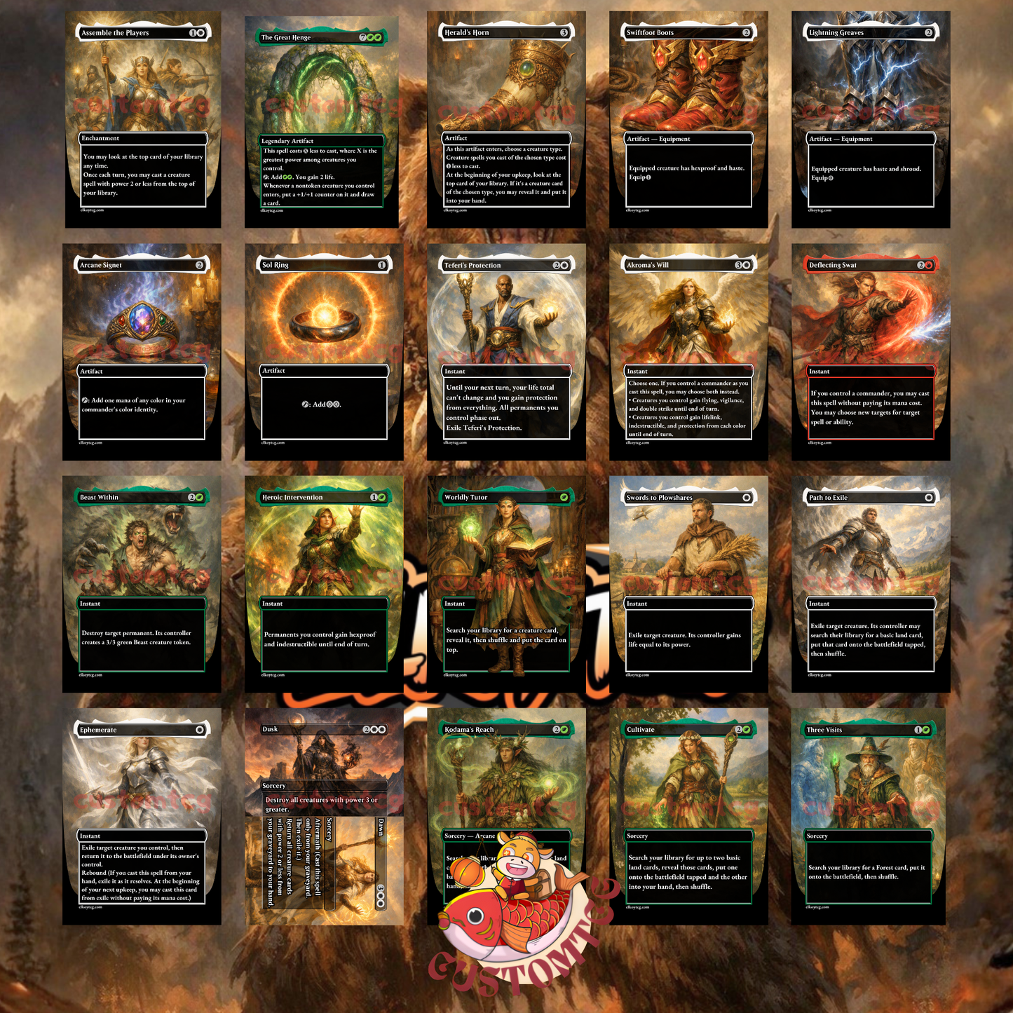 Duskana, the Rage Mother — Naya Bears & Beasts Combat Custom Deck