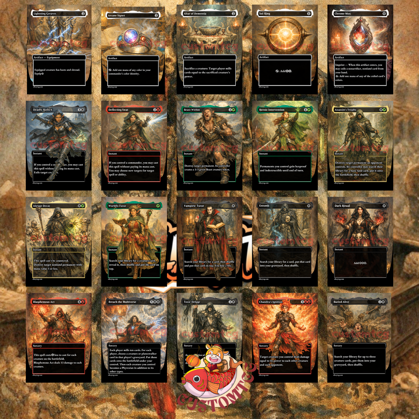 Coram, the Undertaker Custom Deck