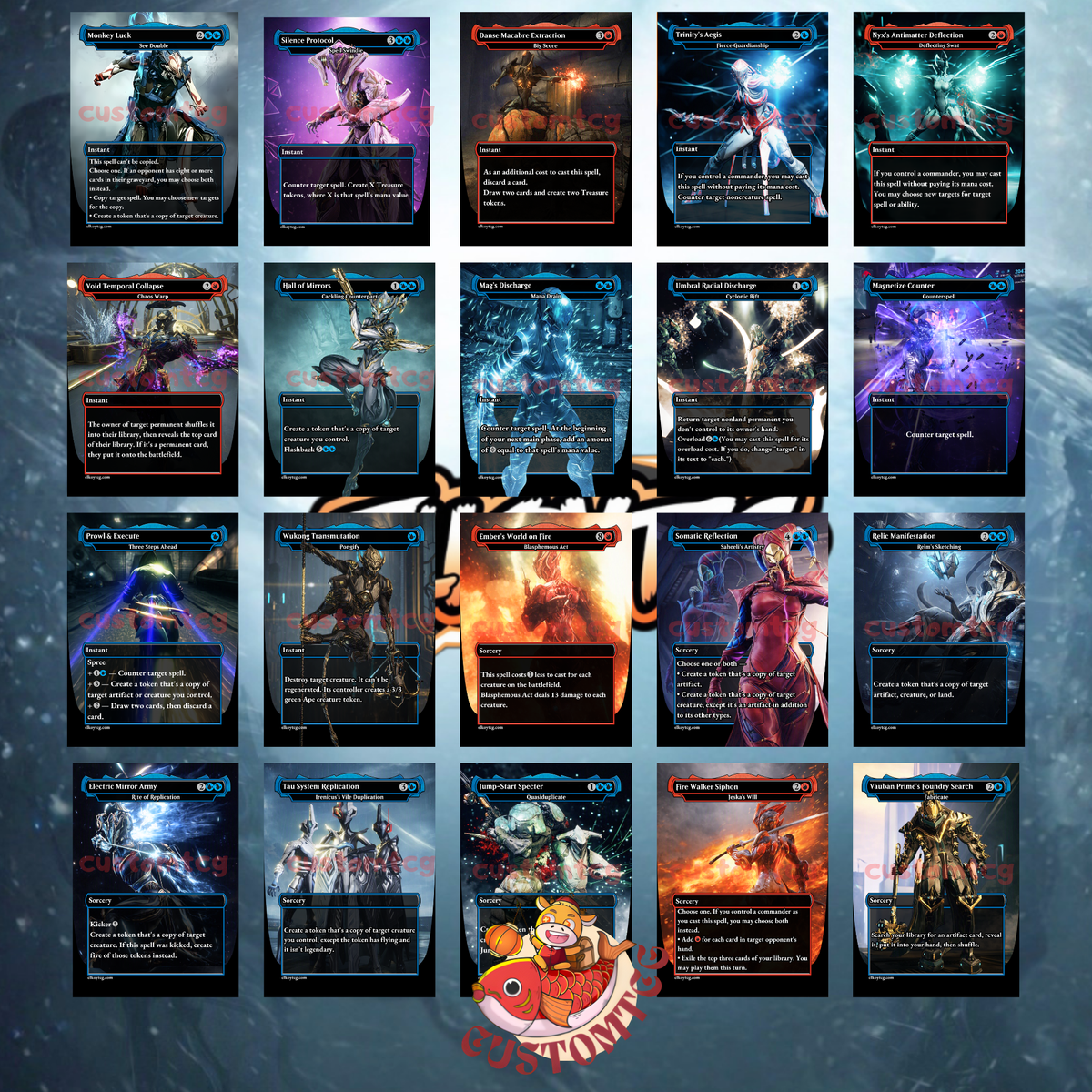 Warframe Custom Deck