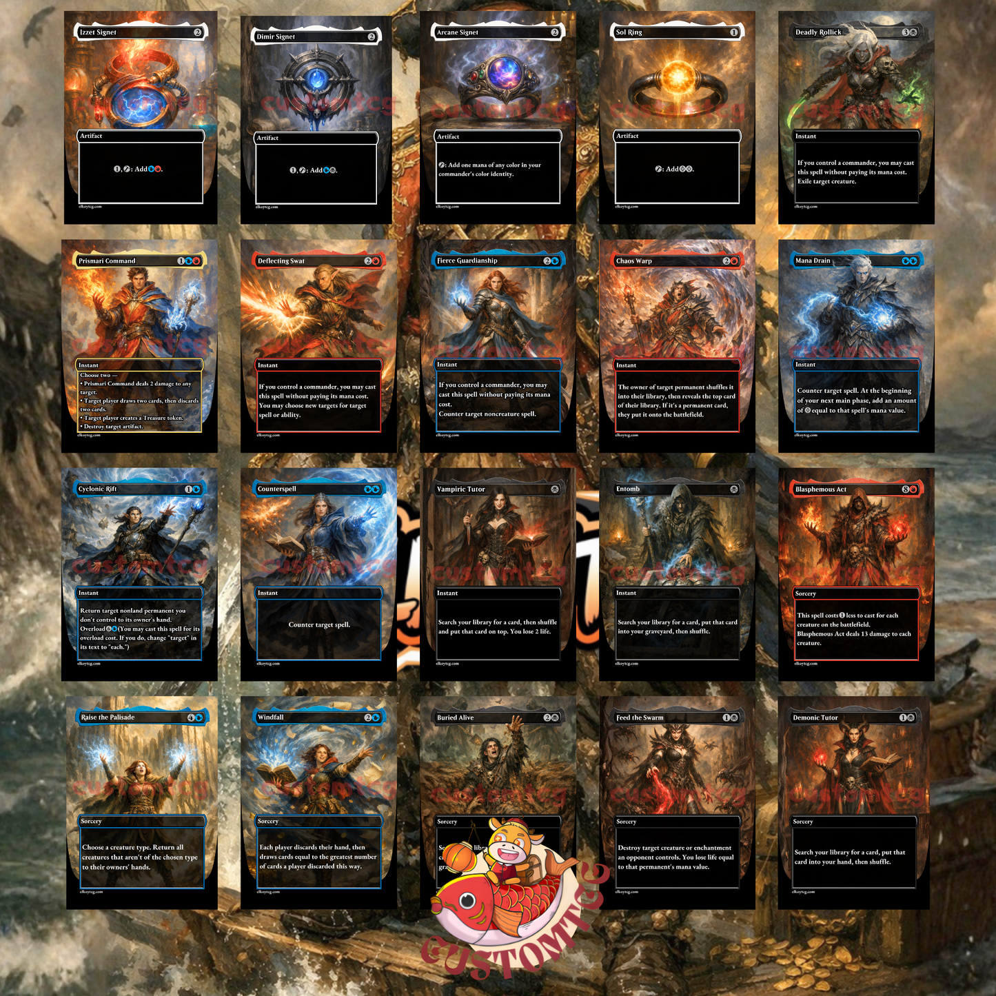 Admiral Brass, Unsinkable Custom Deck