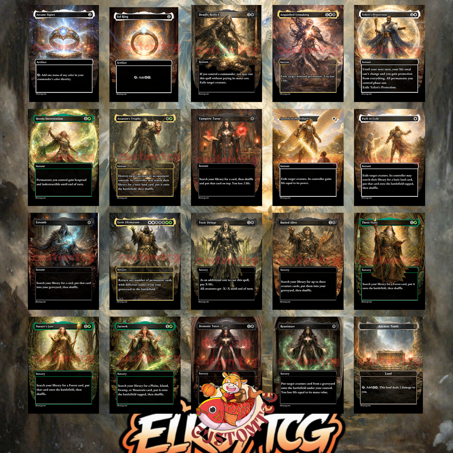 Betor, Ancestor’s Voice – Custom Deck (100 Cards + Tokens) 🛡️🐉